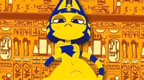 I've seen memes and recent videos on Youtube involving the Egyptian cat from Animal Crossing "dancing" and people saying that they saw something that "scarred them." Most of them seem pretty young and the meme apparently originated from Tiktok. There's also some 80s song with an Egyptian vibe that's related to it.